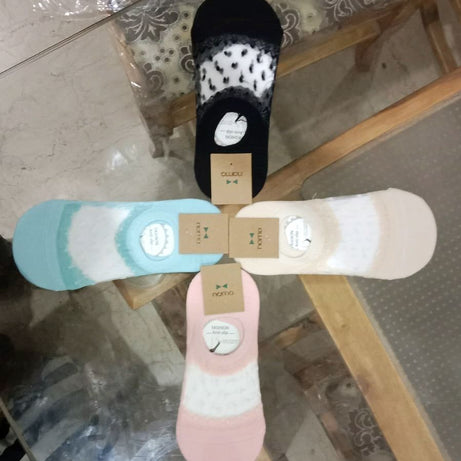 05 Pairs - Imported Cotton Low Cut Socks for Women/Girls - Oshi.pk - Buy & Sell Online