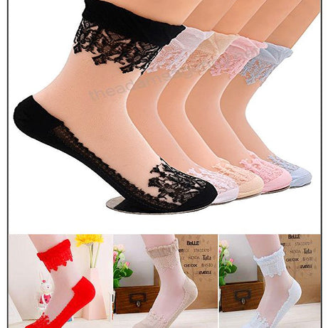 05 Pairs - Imported Cotton Low Cut Socks for Women/Girls - Oshi.pk - Buy & Sell Online