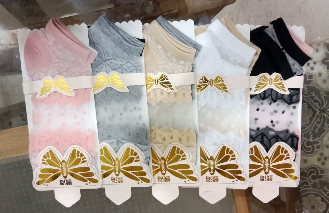 05 Pairs - Imported Cotton Low Cut Socks for Women/Girls - Oshi.pk - Buy & Sell Online