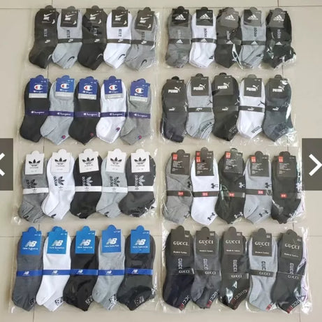 05 Pairs Pack – Cotton Imported Best Quality Ankle Socks - Oshi.pk - Buy & Sell Online
