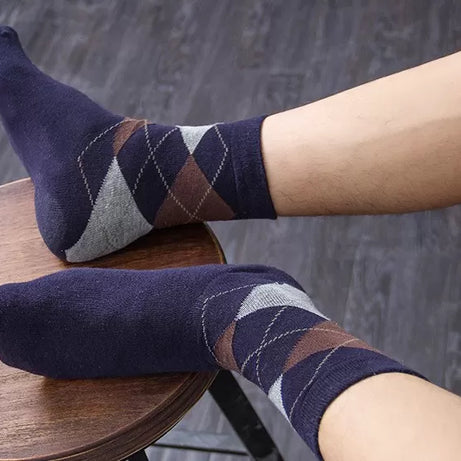 06 Pairs - Cotton Exported Stripe Socks for Men/Boys - Oshi.pk - Buy & Sell Online