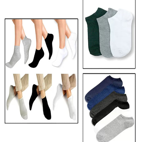 06 Pairs - Exported Best Quality Ankle Cotton Socks for Men/Boys - Oshi.pk - Buy & Sell Online