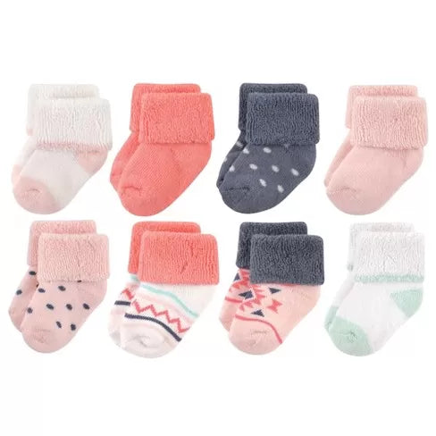 06 Pairs – Imported New Born Socks For Baby/Baba