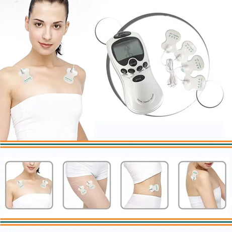 Renkai Digital Therapy Machine Portable EMS mini Electric Neck and body Butterfly Massager rechargeable, Cervical Electric Neck Back Massager Muscle T - Oshi.pk - Buy & Sell Online