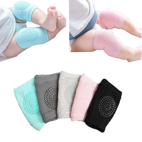 1 Pair Baby Knee pad Kids Safety Crawling Elbow Cushion Infant Toddlers Baby Leg Warmer Knee Support Protector Baby Kneecap - Oshi.pk - Buy & Sell Online