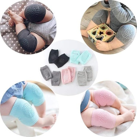 1 Pair Baby Knee pad Kids Safety Crawling Elbow Cushion Infant Toddlers Baby Leg Warmer Knee Support Protector Baby Kneecap - Oshi.pk - Buy & Sell Online