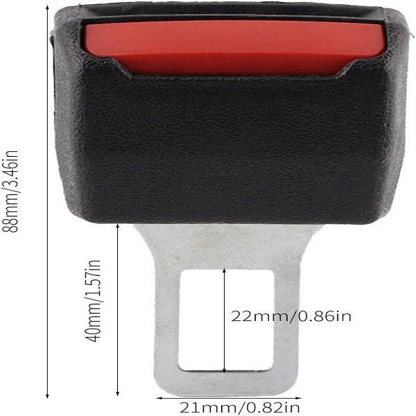 1 pair Car Belt Lock Universal Car belt Buckle Extension Extender Clip Alarm Stopper - Oshi.pk - Buy & Sell Online