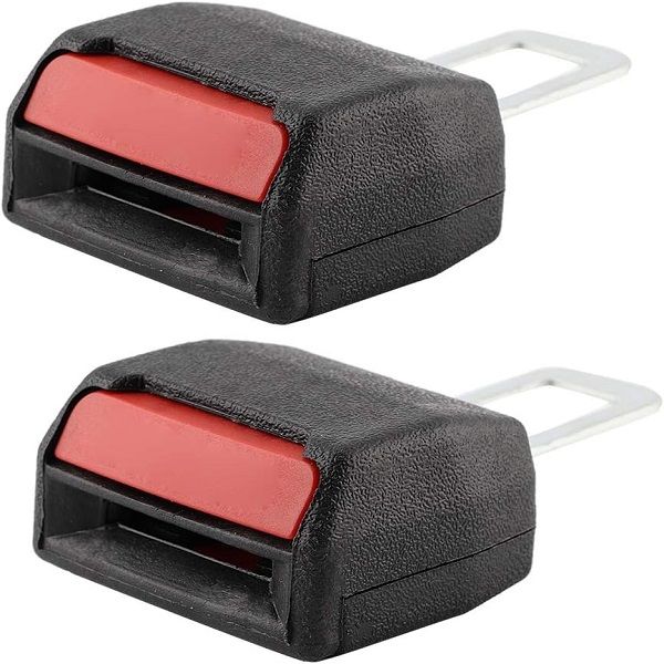 1 pair Car Belt Lock Universal Car belt Buckle Extension Extender Clip Alarm Stopper - Oshi.pk - Buy & Sell Online