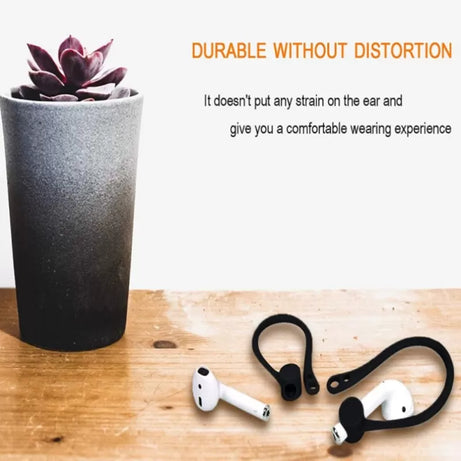 1 Pair Silicone Anti Fall Protective Ear Hooks Earphone Holder for AirPods - Oshi.pk - Buy & Sell Online