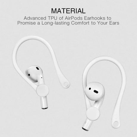 1 Pair Silicone Anti Fall Protective Ear Hooks Earphone Holder for AirPods - Oshi.pk - Buy & Sell Online