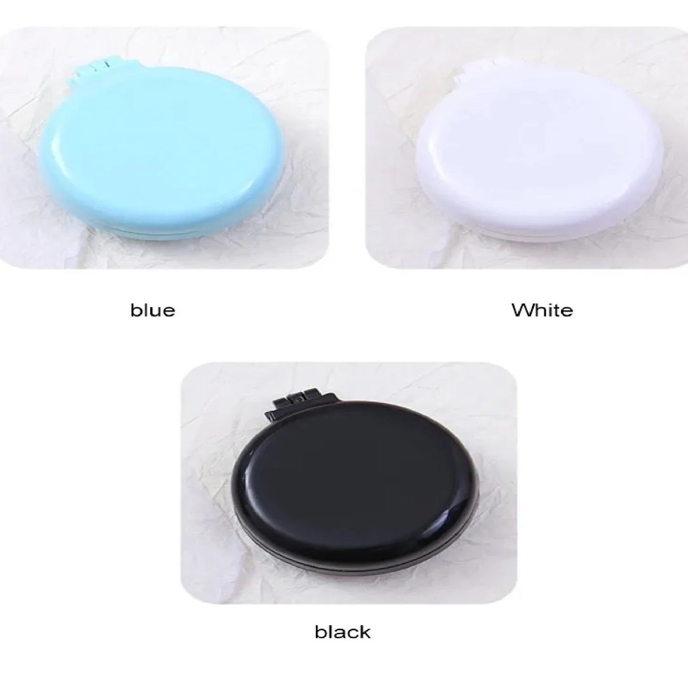 1 Pc Cute Folding Portable Massage Hair Comb Mirror Smooth Detangler Comb Detangling Hair Brush Hairdressing Tools - Oshi.pk - Buy & Sell Online