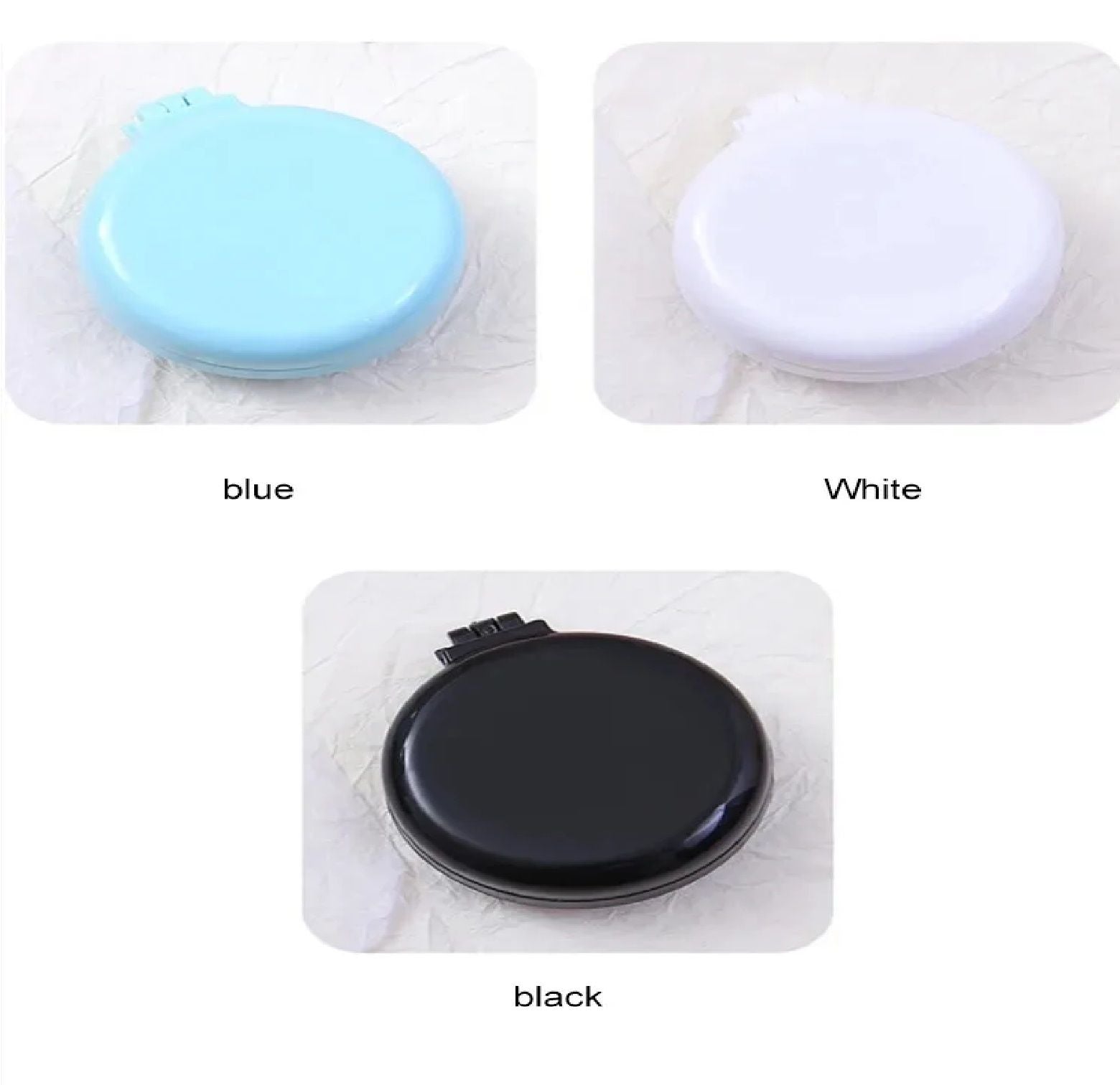 1 Pc Cute Folding Portable Massage Hair Comb Mirror Smooth Detangler Comb Detangling Hair Brush Hairdressing Tools - Oshi.pk - Buy & Sell Online