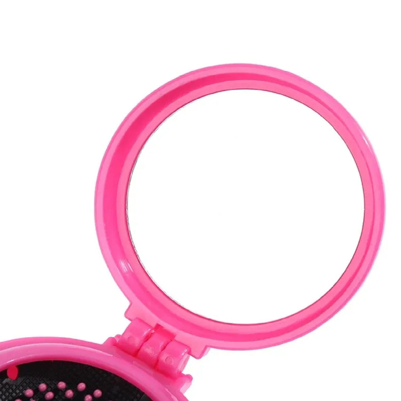 1 Pc Cute Folding Portable Massage Hair Comb Mirror Smooth Detangler Comb Detangling Hair Brush Hairdressing Tools - Oshi.pk - Buy & Sell Online