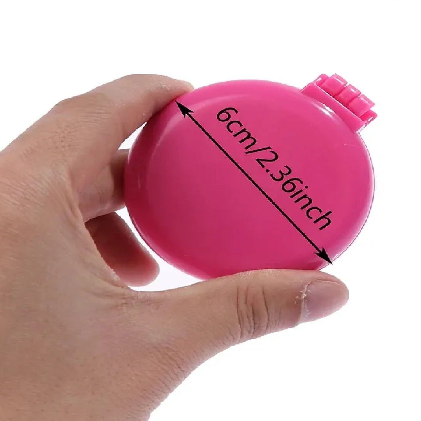 1 Pc Cute Folding Portable Massage Hair Comb Mirror Smooth Detangler Comb Detangling Hair Brush Hairdressing Tools - Oshi.pk - Buy & Sell Online