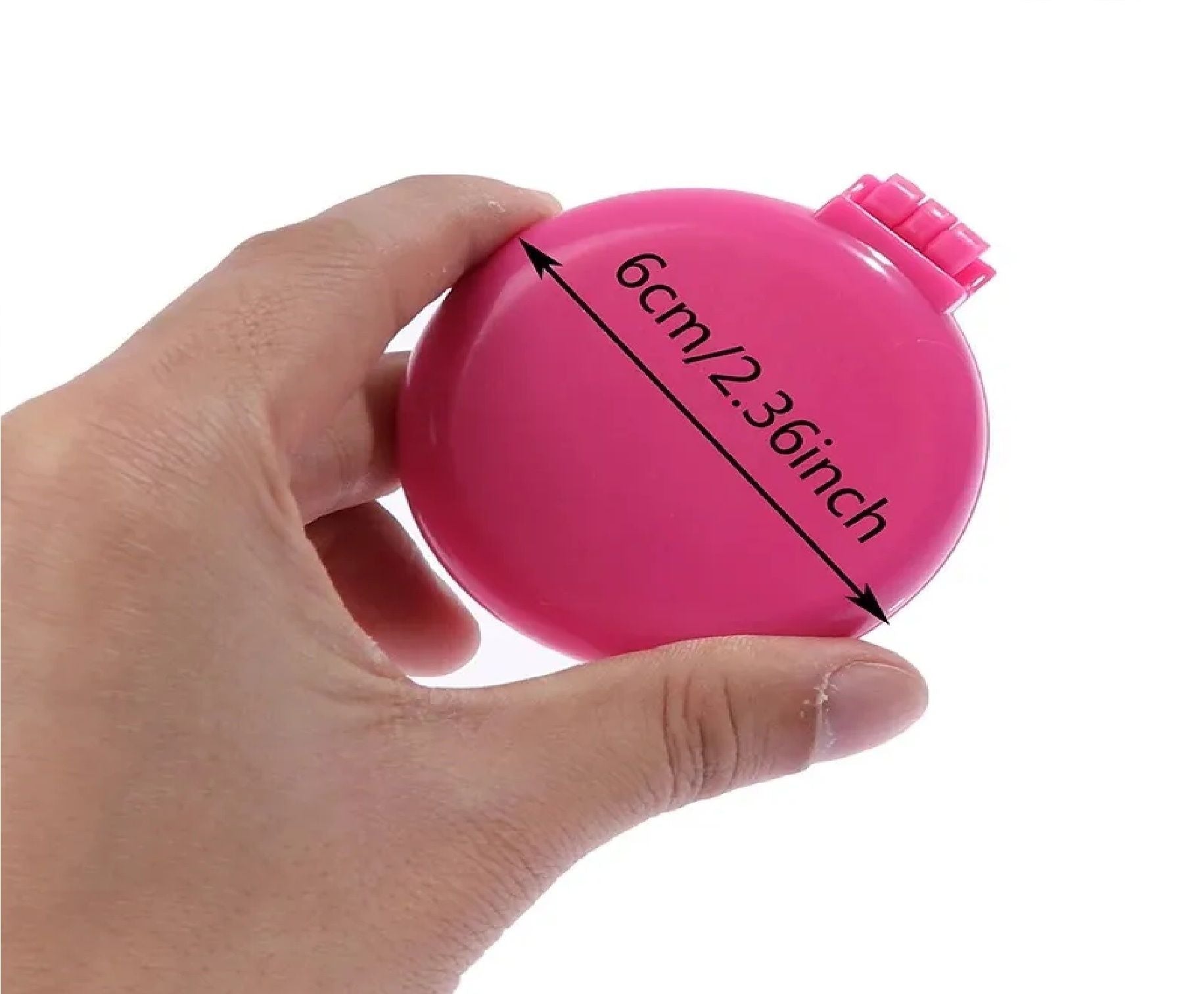 1 Pc Cute Folding Portable Massage Hair Comb Mirror Smooth Detangler Comb Detangling Hair Brush Hairdressing Tools - Oshi.pk - Buy & Sell Online