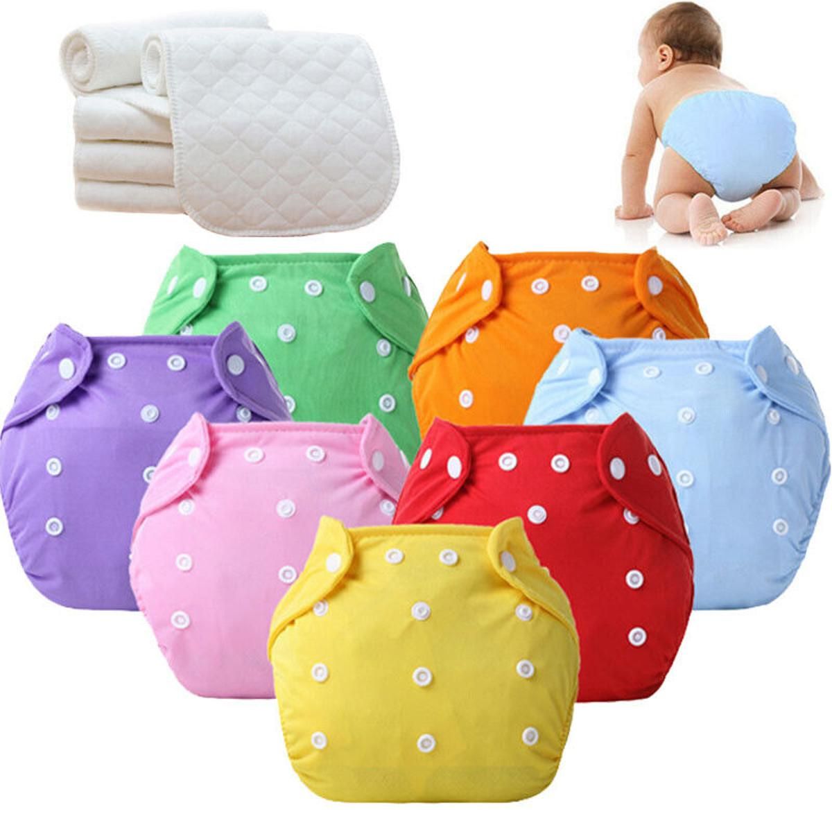 1 Pc Washable & Reusable Cloth Diapers multicolor (inner not included) - Oshi.pk - Buy & Sell Online