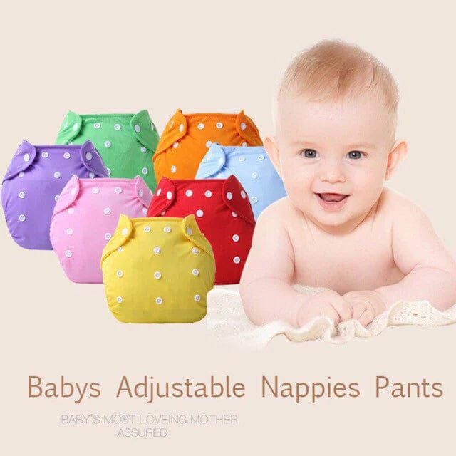 1 Pc Washable & Reusable Cloth Diapers multicolor (inner not included) - Oshi.pk - Buy & Sell Online