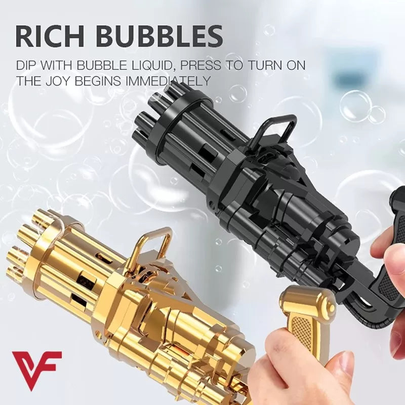 1 Pcs Massive Bubble Gun Gatling Bubble Machine Guns Bubble Blower Automatic Bubble Maker Toy for Toddler Kids Children - Oshi.pk - Buy & Sell Online