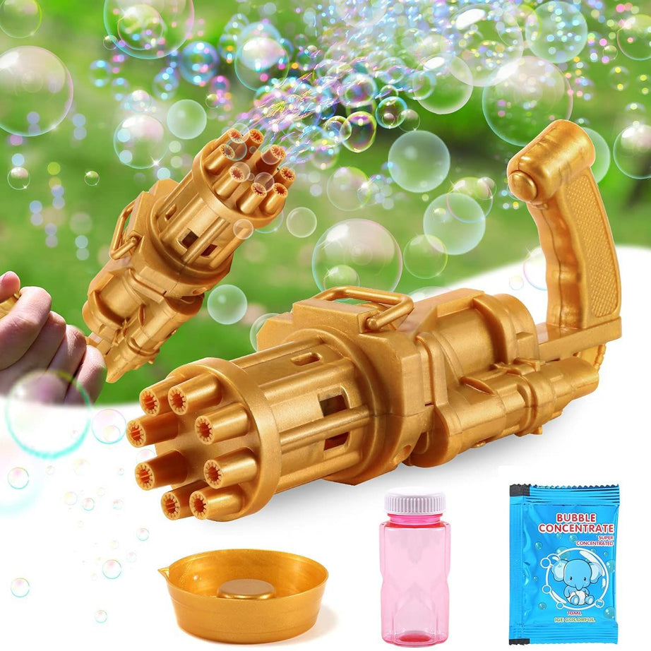 1 Pcs Massive Bubble Gun Gatling Bubble Machine Guns Bubble Blower Automatic Bubble Maker Toy For Toddler Kids Children - Oshi.pk - Buy & Sell Online