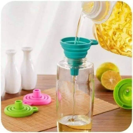 1 pcs silicone funnel