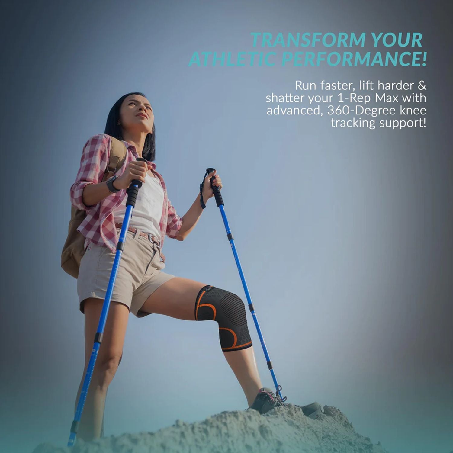 1 PIECE - Knee Support Compression Sleeve Knee Pad, Arthritis Wrap Pad, ACL, Running, Pain Relief, Injury Recovery, - Oshi.pk - Buy & Sell Online