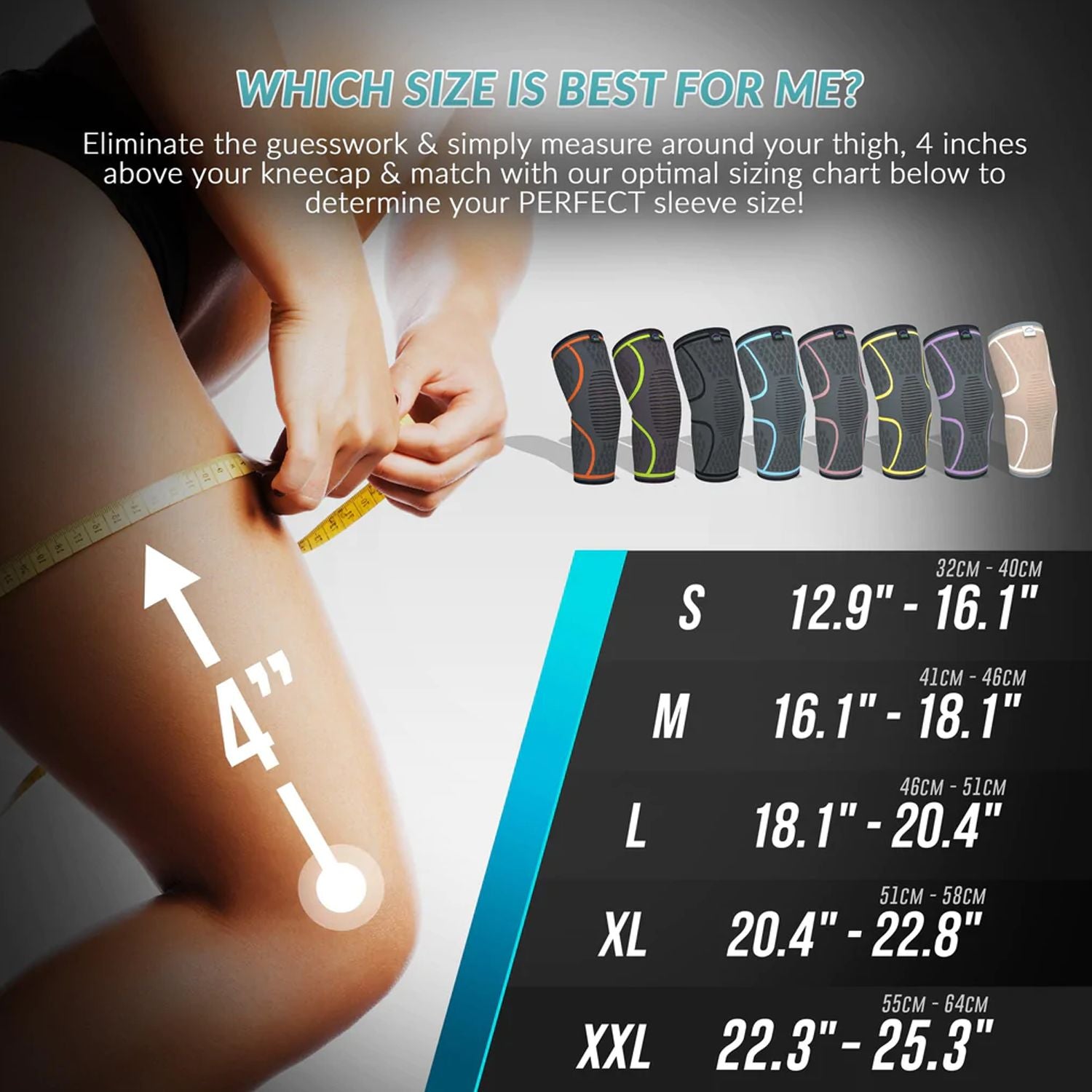 1 PIECE - Knee Support Compression Sleeve Knee Pad, Arthritis Wrap Pad, ACL, Running, Pain Relief, Injury Recovery, - Oshi.pk - Buy & Sell Online