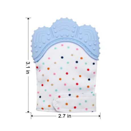 1 Piece Baby Teether Silicone Gloves For Newborn Chewable Nursing Mittens Teether Food Grade Silicone Natural stop Sucking Thumb Toy - Oshi.pk - Buy & Sell Online