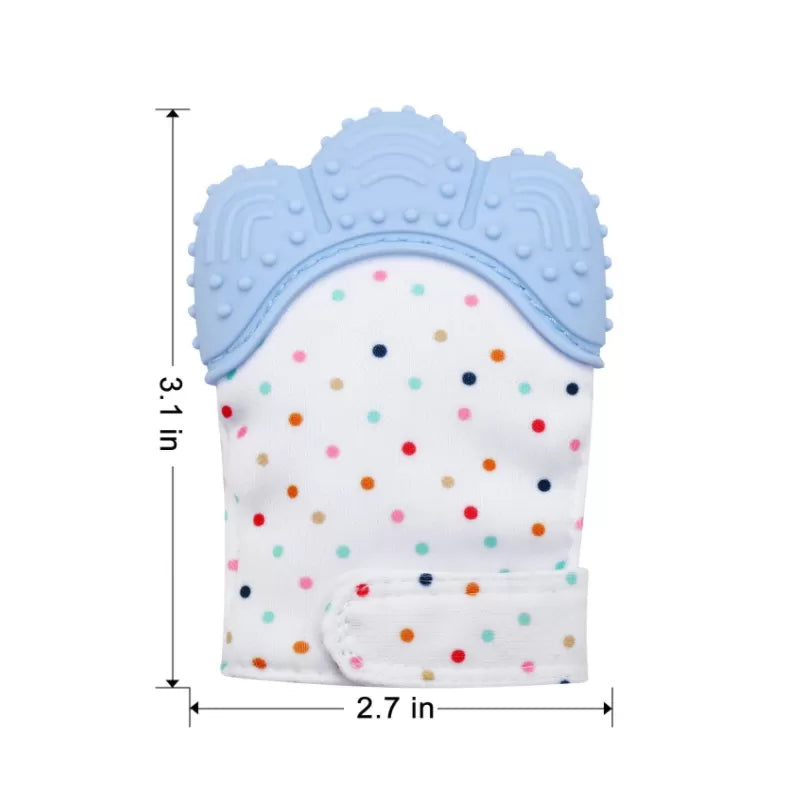 1 Piece Baby Teether Silicone Gloves For Newborn Chewable Nursing Mittens Teether Food Grade Silicone Natural stop Sucking Thumb Toy - Oshi.pk - Buy & Sell Online