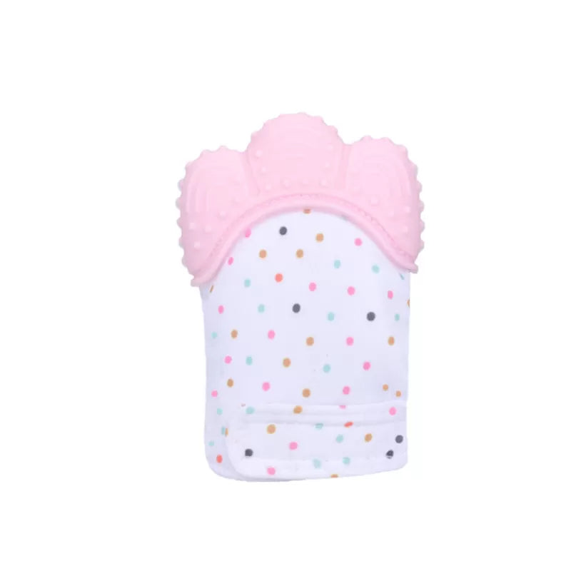 1 Piece Baby Teether Silicone Gloves For Newborn Chewable Nursing Mittens Teether Food Grade Silicone Natural stop Sucking Thumb Toy - Oshi.pk - Buy & Sell Online