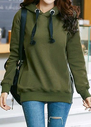 1 x Kangaroo Plain Hoodie For Women & Girls - Oshi.pk - Buy & Sell Online