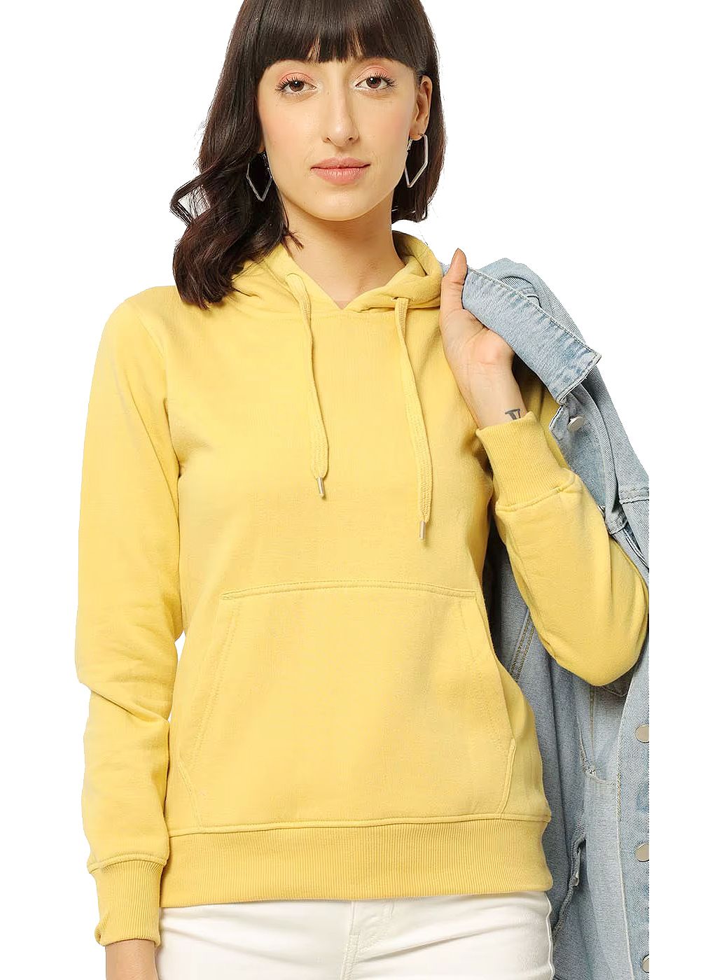 1 x Kangaroo Plain Hoodie For Women & Girls - Oshi.pk - Buy & Sell Online