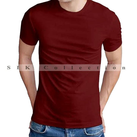 2 x Plain Half Sleeve Printed T-Shirt for Men & Boy - Oshi.pk - Buy & Sell Online