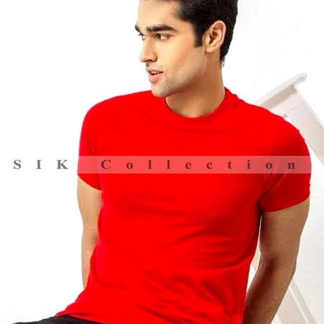 2 x Plain Half Sleeve Printed T-Shirt for Men & Boy - Oshi.pk - Buy & Sell Online