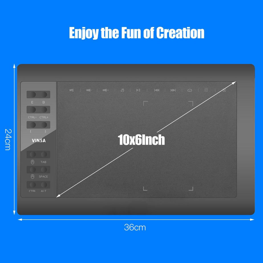10 Inch Professional graphic tablet drawing tablet - Oshi.pk - Buy & Sell Online