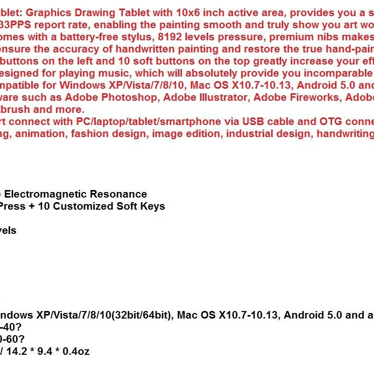 10 Inch Professional graphic tablet drawing tablet - Oshi.pk - Buy & Sell Online