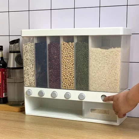 10 Kg Wall Mounted Cereal and Rice Dispenser Food Storage Container