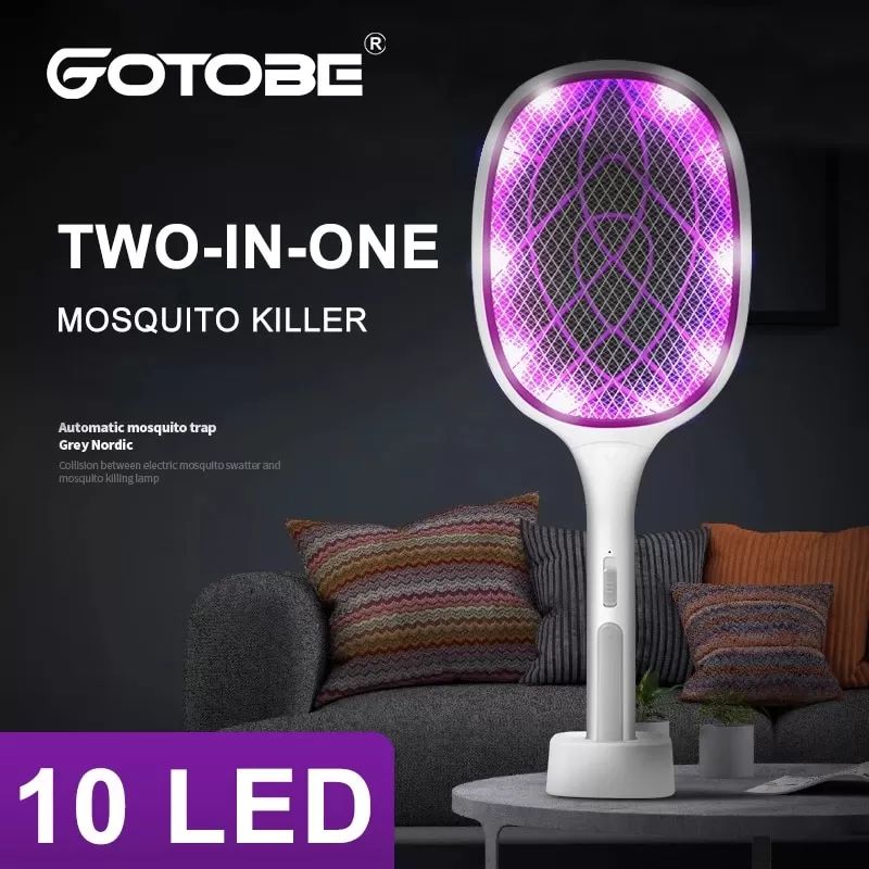 10 LED Electric Flies Swatter Killer Mosquito Killer Lamp - Oshi.pk - Buy & Sell Online
