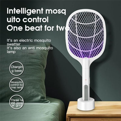 10 LED Electric Flies Swatter Killer Mosquito Killer Lamp - Oshi.pk - Buy & Sell Online