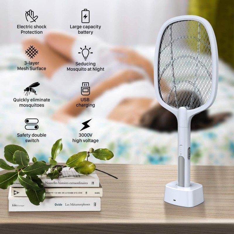 10 LED Electric Flies Swatter Killer Mosquito Killer Lamp - Oshi.pk - Buy & Sell Online