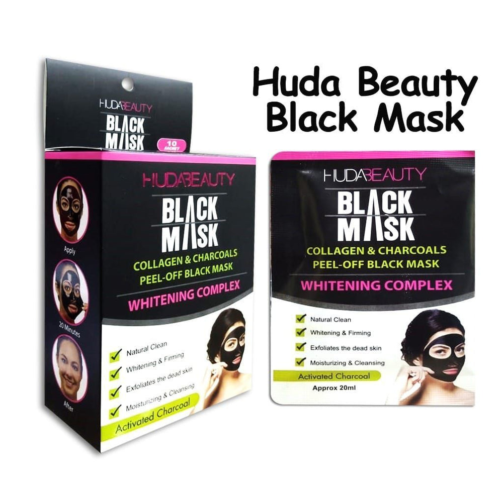 10 Pcs Huda Beauty Charcoal And Peel Off Black Mask - Oshi.pk - Buy & Sell Online
