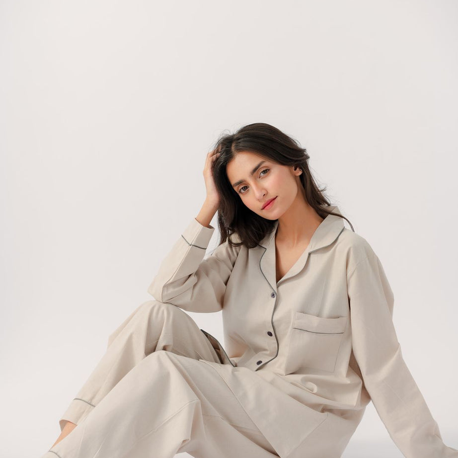 Valerie 100% Cotton is made with lightweight women fabric nightwear/sleepwear pajama set - Oshi.pk - Buy & Sell Online