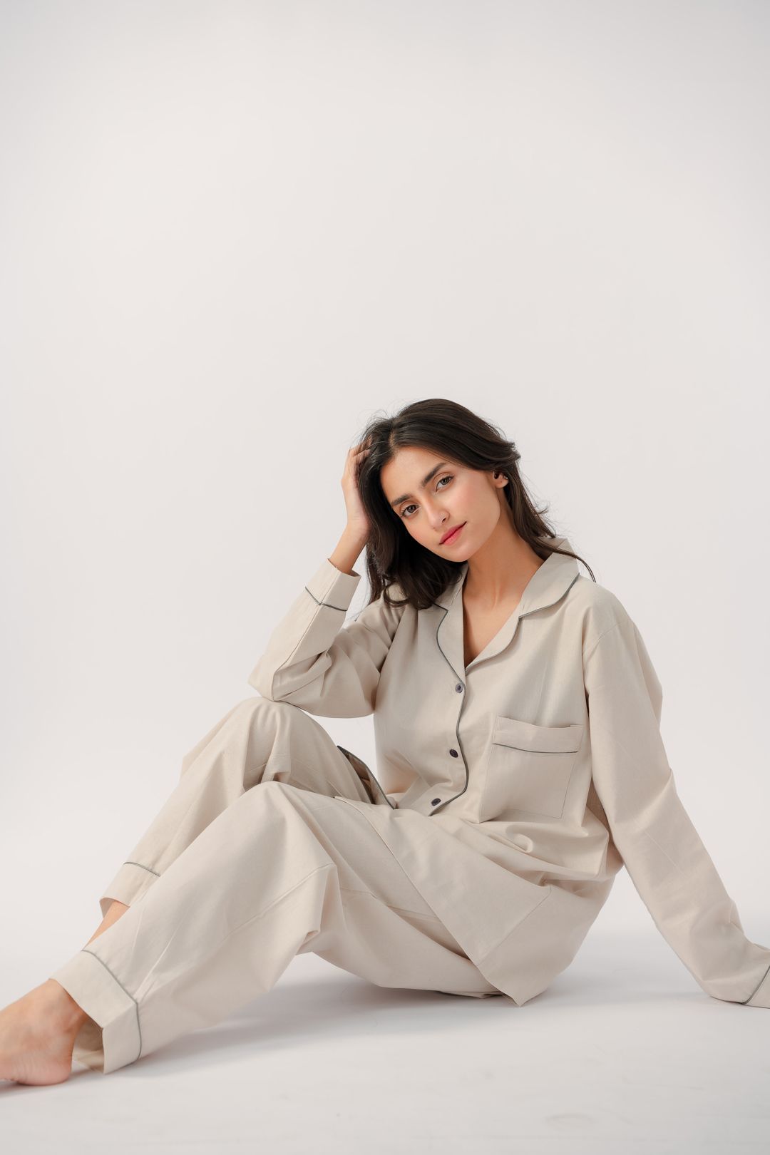 Valerie 100% Cotton is made with lightweight women fabric nightwear/sleepwear pajama set - Oshi.pk - Buy & Sell Online