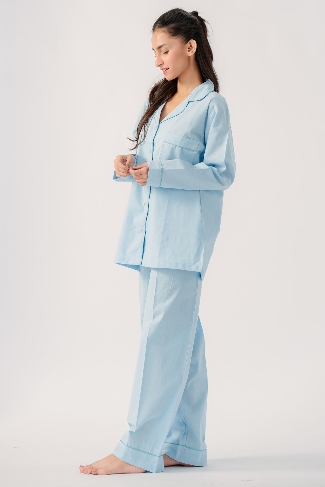 Valerie 100% Cotton is made with lightweight women fabric nightwear/sleepwear pajama set - Oshi.pk - Buy & Sell Online
