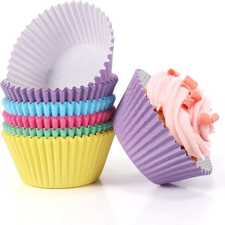 100 pieces Paper Cupcake Liners Wrappers Nonstick Muffin Molds Baking Cup - Oshi.pk - Buy & Sell Online