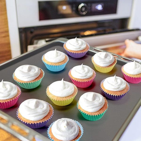 100 pieces Paper Cupcake Liners Wrappers Nonstick Muffin Molds Baking Cup - Oshi.pk - Buy & Sell Online