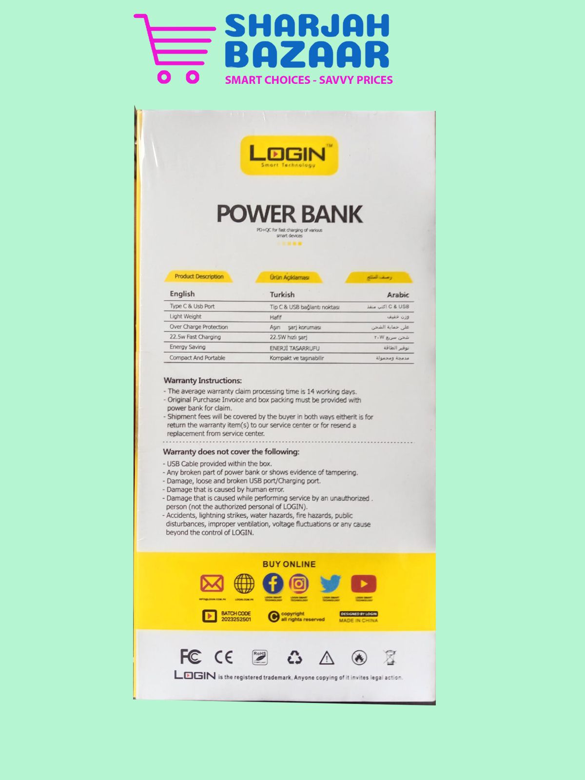 10000 mAh Smart Power Bank (LT-P202) - Oshi.pk - Buy & Sell Online
