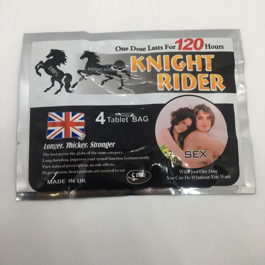 Knight Rider Timing Tablets For Men - 4 Tablets Pack