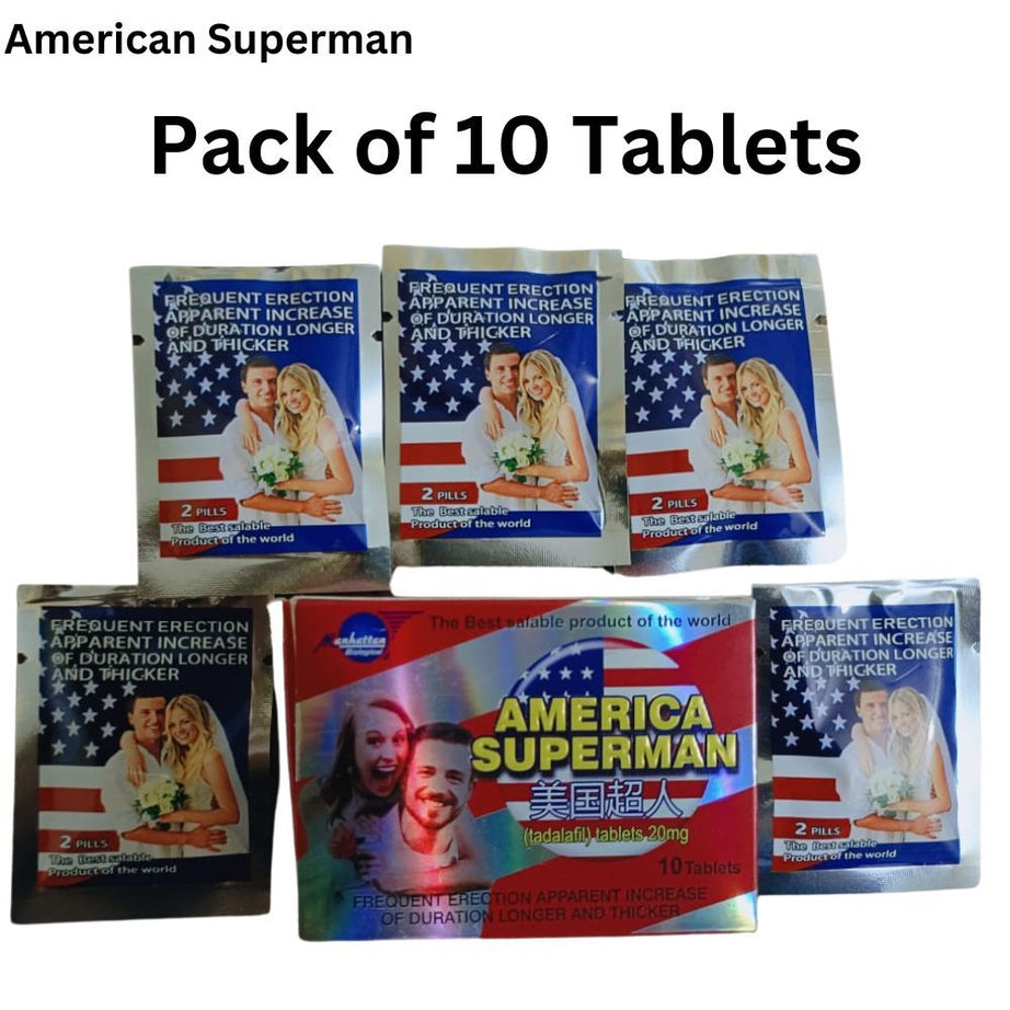 American Superman 10 Delay Timing Tablets - Made in USA - Oshi.pk - Buy & Sell Online