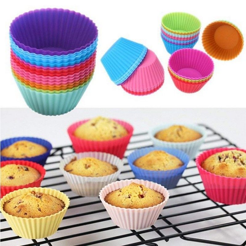 100Pcs Cupcake Liner Baking Cup Cupcake Paper Muffin Cases Cake Box Cup Party Tray Decor Cake - Oshi.pk - Buy & Sell Online