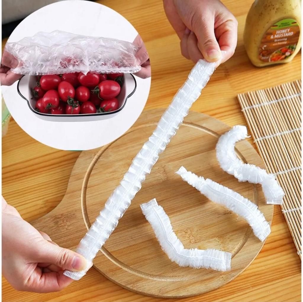 Disposable Plastic Food Cover (100Pcs) - Oshi.pk - Buy & Sell Online